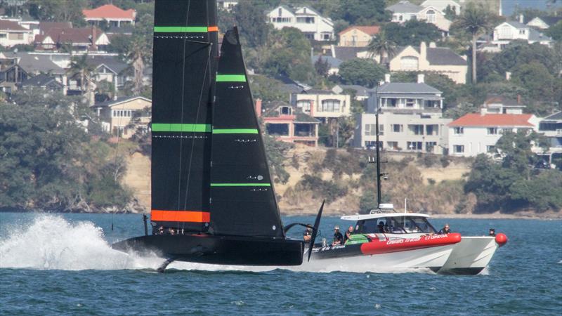 - Te Kahu - Emirates Team New Zealand - Waitemata Harbour - February 20, 2020 photo copyright Richard Gladwell / Sail-World.com taken at Royal New Zealand Yacht Squadron and featuring the AC75 class