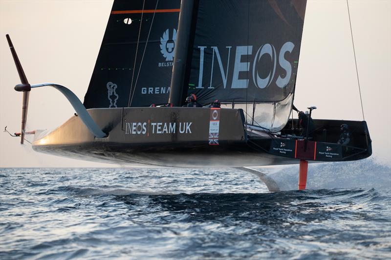 AC75 Britannia - INEOS Team UK - training at their winter base camp in Cagliari, Italy - February 2020 - photo © Lloyd Images