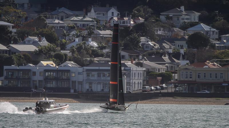 Emirates Team NZ's Test boat - Te Kahu - Waitemata Harbour, June 2020 - photo © Richard Gladwell / Sail-World.com