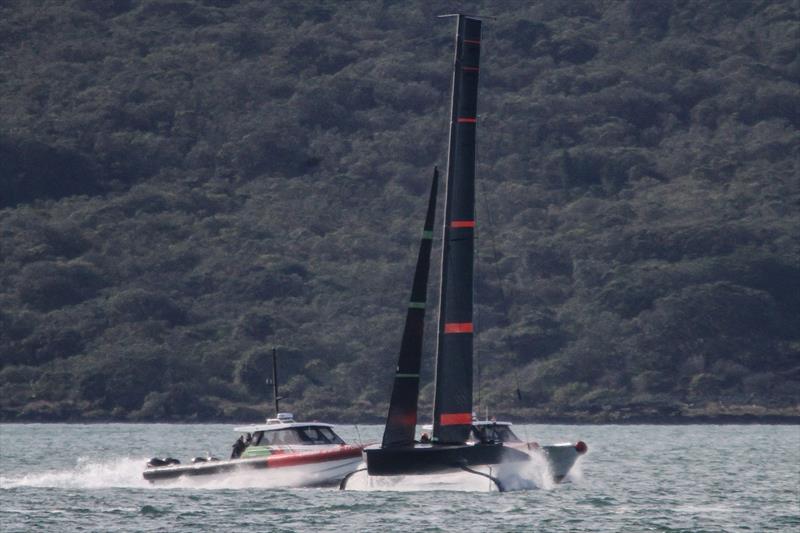 Emirates Team NZ's Test boat - Te Kahu - Waitemata Harbour, June 2020 - photo © Richard Gladwell / Sail-World.com