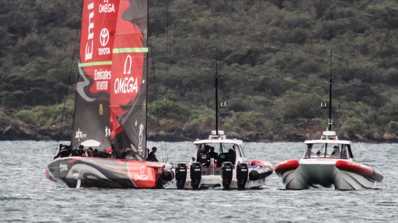 Emirates Team NZ' s AC75 Te Aihe - Auckland - July 1, 2020 photo copyright Richard Gladwell / Sail-World.com taken at Royal New Zealand Yacht Squadron and featuring the AC75 class