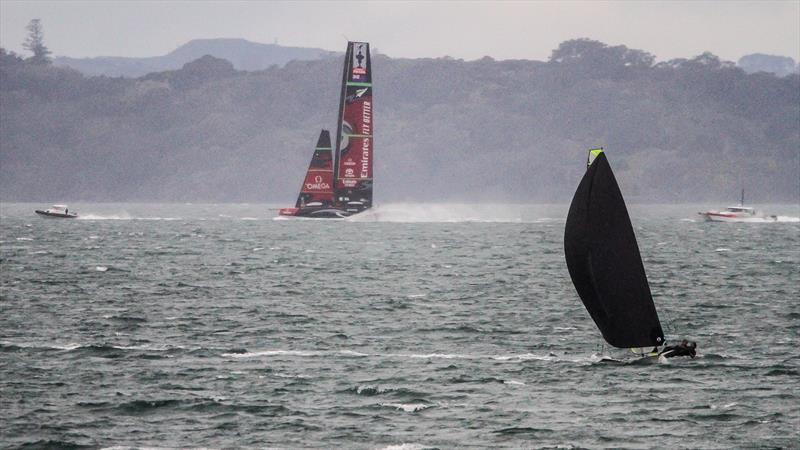 Te Aihe - AC75 - Emirates Team New Zealand - July 15, 2020 - Waitemata Harbour, Auckland, New Zealand - photo © Richard Gladwell / Sail-World.com