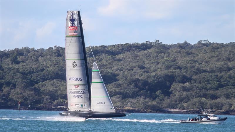 American Magic - Waitemata Harbour - Auckland - America's Cup 36 - July 27, 2020 - photo © Richard Gladwell / Sail-World.com