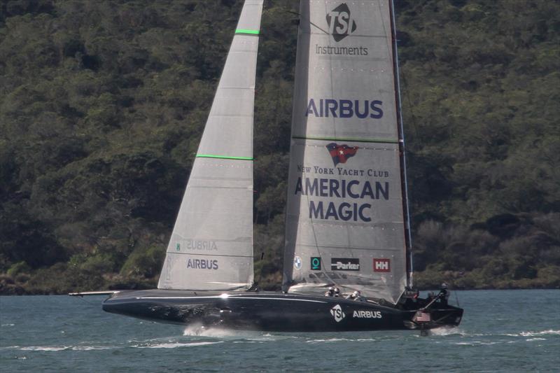 American Magic - Waitemata Harbour - Auckland - America's Cup 36 - July 27, 2020 photo copyright Richard Gladwell / Sail-World.com taken at New York Yacht Club and featuring the AC75 class