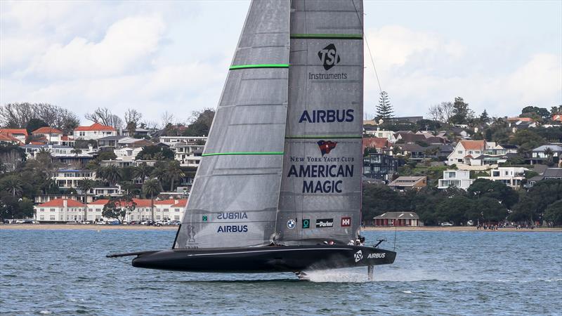 American Magic - Waitemata Harbour - Auckland - America's Cup 36 - July 27, 2020 - photo © Richard Gladwell / Sail-World.com