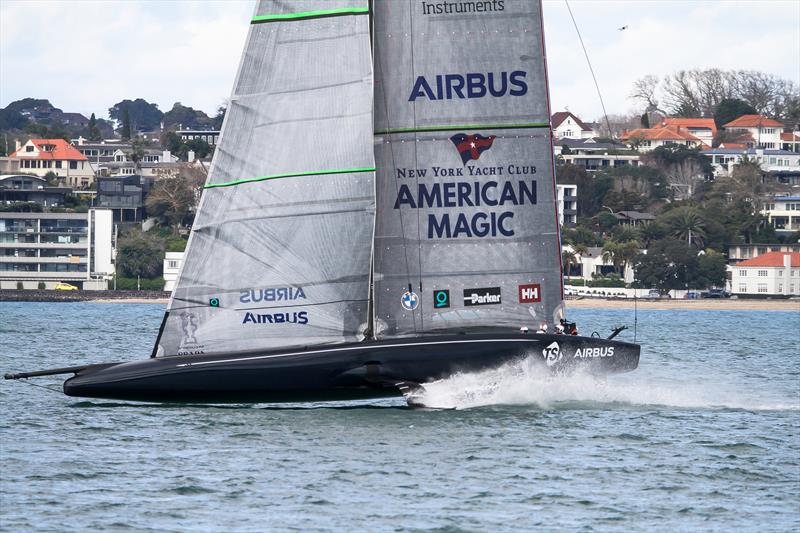 American Magic - Waitemata Harbour - Auckland - America's Cup 36 - July 27, 2020 photo copyright Richard Gladwell / Sail-World.com taken at New York Yacht Club and featuring the AC75 class