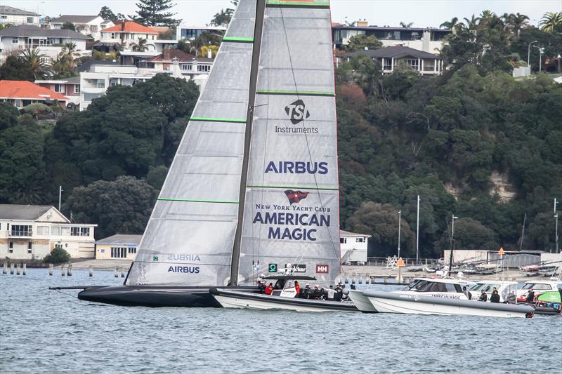 American Magic - Waitemata Harbour - Auckland - America's Cup 36 - July 27, 2020 photo copyright Richard Gladwell / Sail-World.com taken at New York Yacht Club and featuring the AC75 class