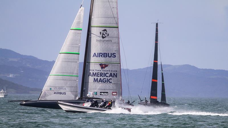 American Magic - Waitemata Habour - Auckland - America's Cup 36 - July 28, 2020 - photo © Richard Gladwell