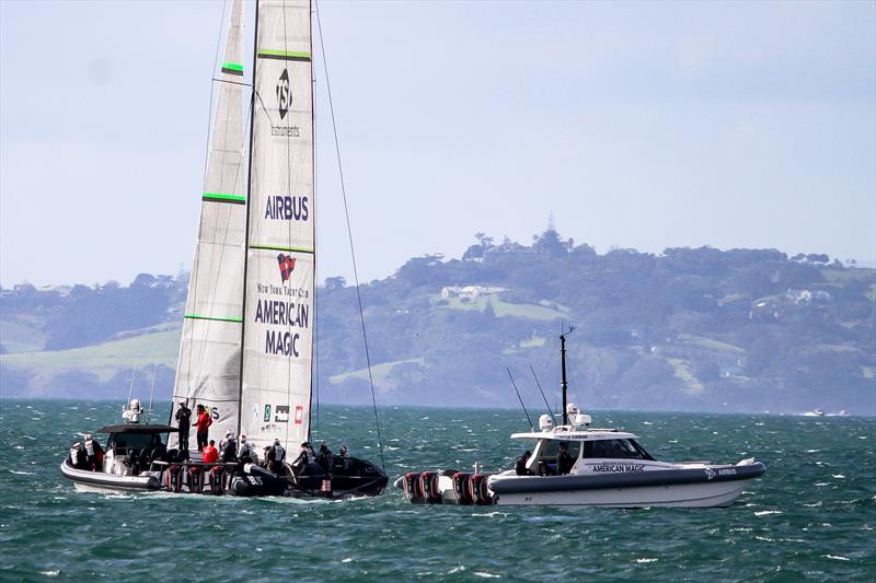 American Magic - Waitemata Habour - Auckland - America's Cup 36 - July 28, 2020 photo copyright Richard Gladwell / Sail-World.com taken at New York Yacht Club and featuring the AC75 class