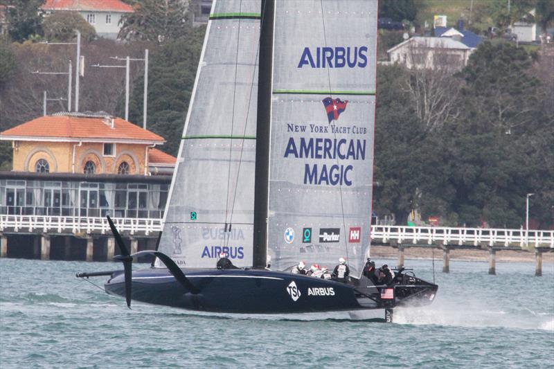 American Magic - Waitemata Habour - Auckland - America's Cup 36 - July 28, 2020 photo copyright Richard Gladwell / Sail-World.com taken at New York Yacht Club and featuring the AC75 class