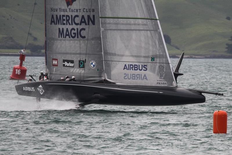 American Magic - Waitemata Harbour - Auckland - America's Cup 36 - July 30, 2020 photo copyright Richard Gladwell / Sail-World.com taken at Royal New Zealand Yacht Squadron and featuring the AC75 class