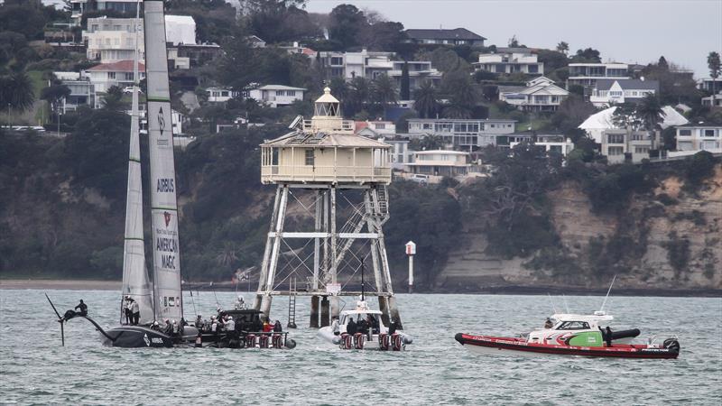 American Magic - Waitemata Harbour - Auckland - America's Cup 36 - July 30, 2020 - photo © Richard Gladwell / Sail-World.com