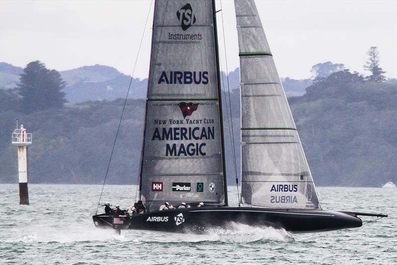 American Magic - Waitemata Harbour - Auckland - America's Cup 36 - July 30, 2020 - photo © Richard Gladwell / Sail-World.com