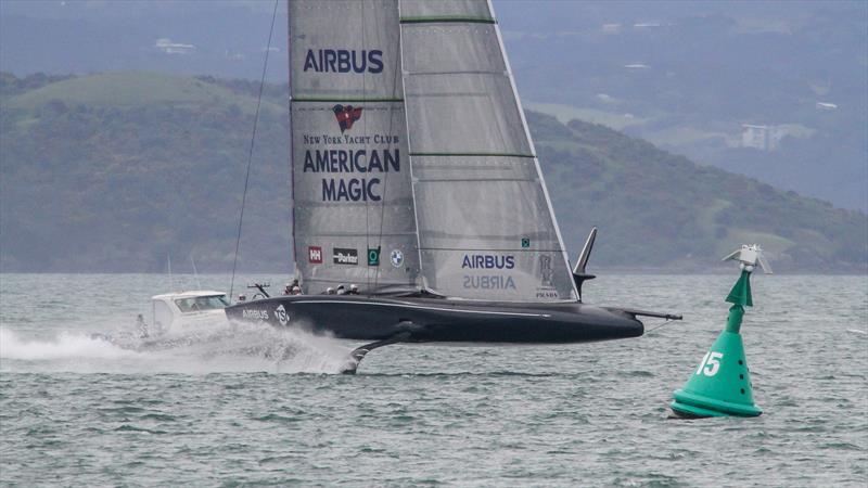 American Magic - Waitemata Harbour - Auckland - America's Cup 36 - July 30, 2020 photo copyright Richard Gladwell / Sail-World.com taken at Royal New Zealand Yacht Squadron and featuring the AC75 class