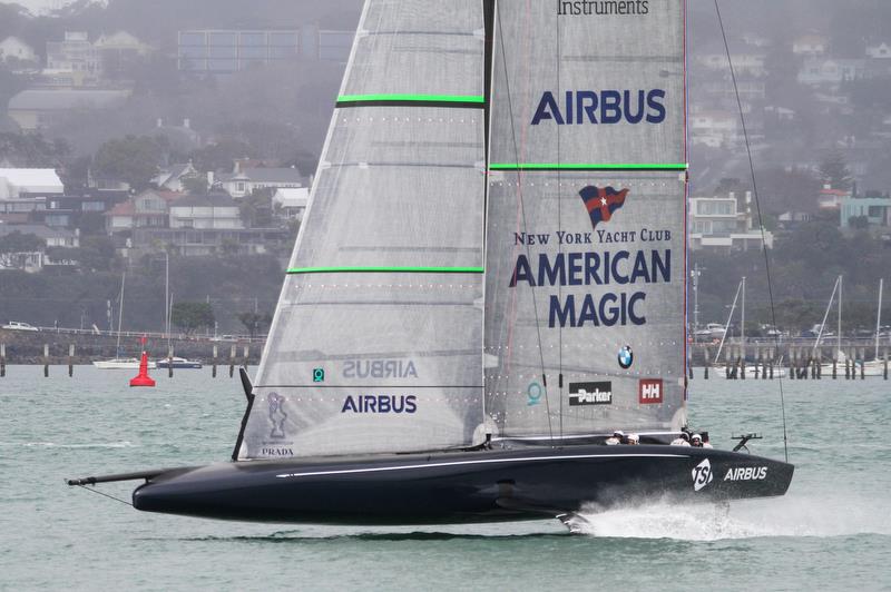 American Magic - Waitemata Harbour - Auckland - America's Cup 36 - August 3, 2020 photo copyright Richard Gladwell / Sail-World.com taken at New York Yacht Club and featuring the AC75 class