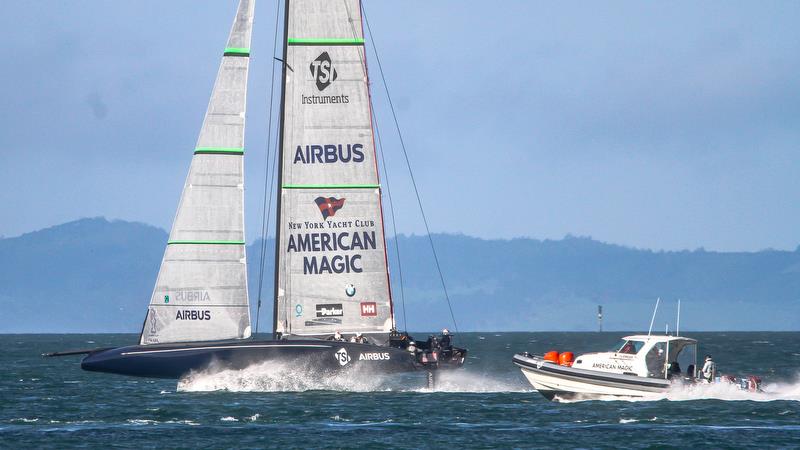 American Magic - Waitemata Harbour - Auckland - America's Cup 36 - August 3, 2020 - photo © Richard Gladwell / Sail-World.com