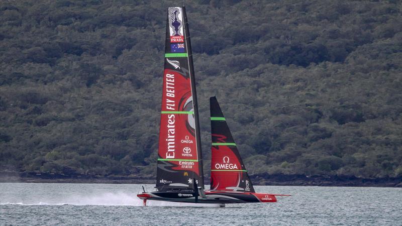 Emirates Team New Zealand - Waitemata Harbour - September 5, 2020,  36th America's Cup photo copyright Richard Gladwell / Sail-World.com taken at Royal New Zealand Yacht Squadron and featuring the AC75 class