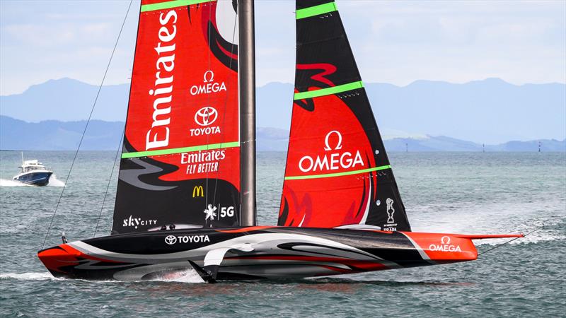 Emirates Team New Zealand - Waitemata Harbour - September 5, 2020,  36th America's Cup photo copyright Richard Gladwell / Sail-World.com taken at Royal New Zealand Yacht Squadron and featuring the AC75 class