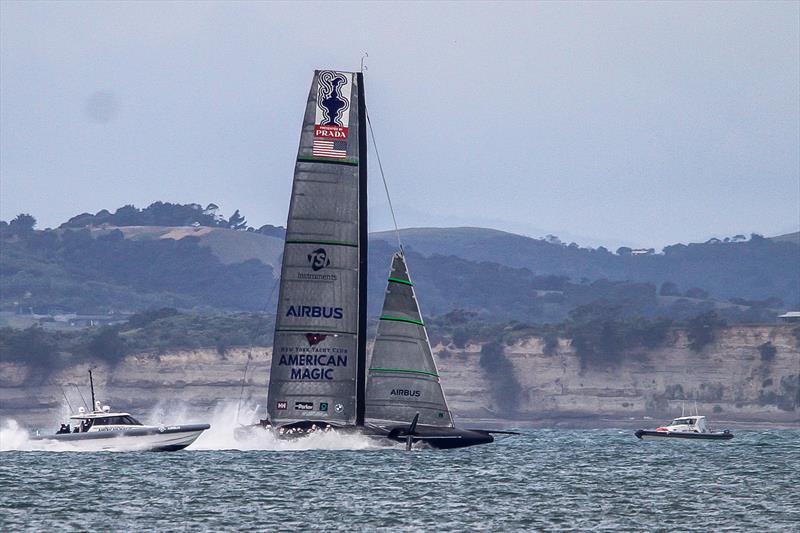 American Magic - Waitemata Harbour - August 2020 - 36th America's Cup photo copyright Richard Gladwell / Sail-World.com taken at New York Yacht Club and featuring the AC75 class