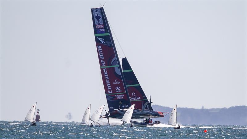 Emirates Team New Zealand - Waitemata Harbour - September 12, 2020 - 36th America's Cup photo copyright Richard Gladwell / Sail-World.com taken at Royal New Zealand Yacht Squadron and featuring the AC75 class