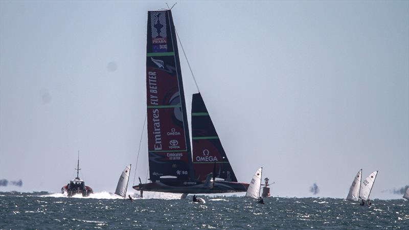Emirates Team New Zealand - Waitemata Harbour - September 12, 2020 - 36th America's Cup photo copyright Richard Gladwell / Sail-World.com taken at Royal New Zealand Yacht Squadron and featuring the AC75 class