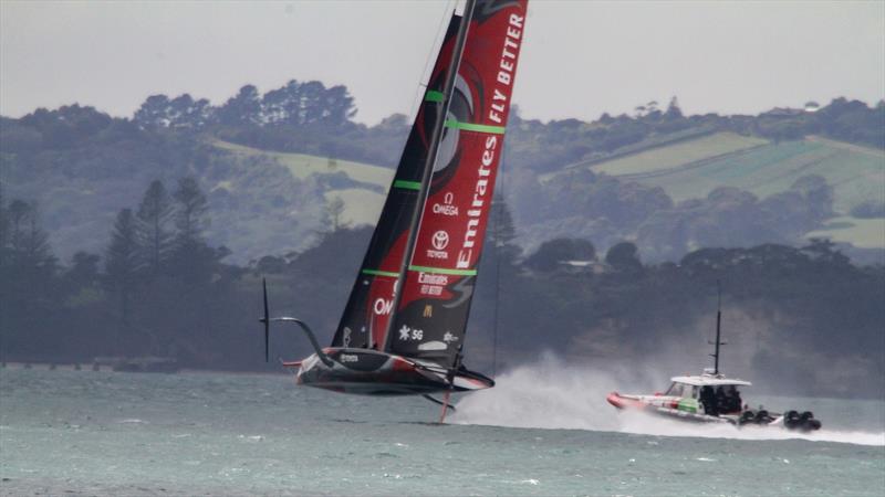 Emirates Team New Zealand - Waitemata Harbour - September 14, 2020 - 36th America's Cup photo copyright Richard Gladwell / Sail-World.com taken at Royal New Zealand Yacht Squadron and featuring the AC75 class