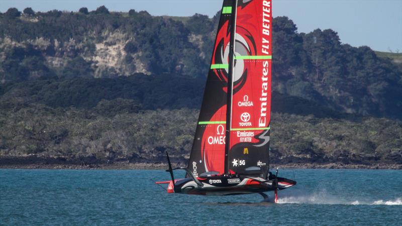 Emirates Team New Zealand - Waitemata Harbour - October 3, 2020 -  36th America's Cup photo copyright Richard Gladwell / Sail-World.com taken at Royal New Zealand Yacht Squadron and featuring the AC75 class