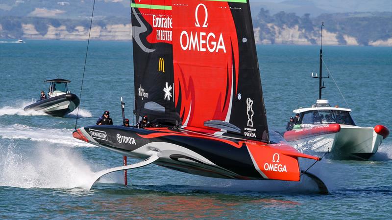 Te Aihe, Emirates Team New Zealand - October 05, 2020 - Waitemata Harbour - America's Cup 36 - photo © Richard Gladwell / Sail-World.com