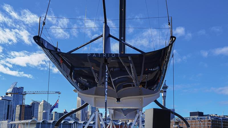 Patriot - American Magic - launching October 16, 2020, America's Cup 36, Auckland photo copyright Richard Gladwell / Sail-World.com taken at New York Yacht Club and featuring the AC75 class
