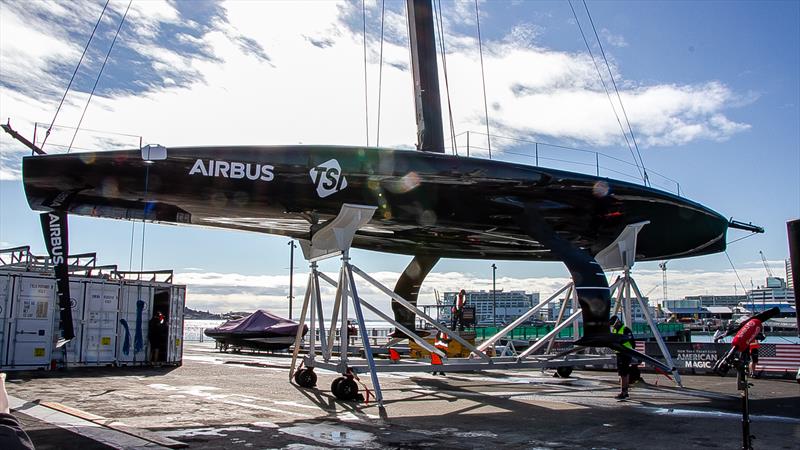 Patriot - American Magic - launching October 16, 2020, America's Cup 36, Auckland photo copyright Richard Gladwell / Sail-World.com taken at New York Yacht Club and featuring the AC75 class