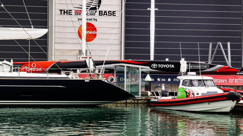 Emirates Team New Zealand - Te Aihe heads for storage - October 20, 2020 - 36th America's Cup - photo © Richard Gladwell / Sail-World.com