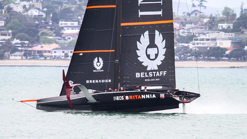 INEOS Team UK - Waitemata Harbour - October 29, 2020 - 36th America's Cup photo copyright Richard Gladwell / Sail-World.com / nz taken at Royal Yacht Squadron and featuring the AC75 class