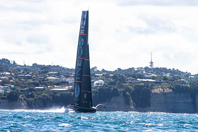 INEOS Team UK - Waitemata Harbour - October 26, 2020 - 36th America's Cup photo copyright Simon and Tanya Roberts taken at Royal Yacht Squadron and featuring the AC75 class