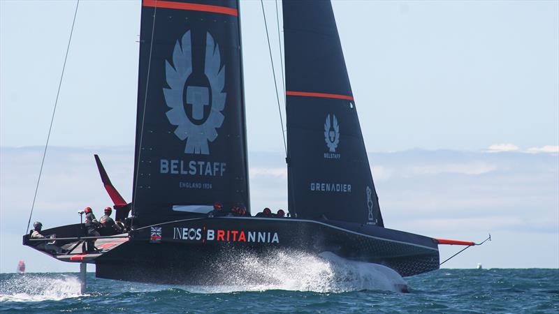 INEOS Team UK - Waitemata Harbour - October 26, 2020 - 36th America's Cup photo copyright Simon and Tanya Roberts taken at Royal Yacht Squadron and featuring the AC75 class