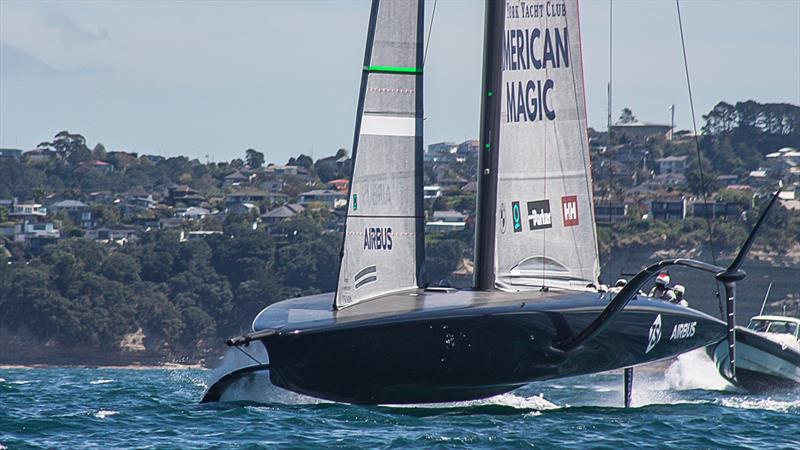 American Magic - Waitemata Harbour - October 26, 2020 - 36th America's Cup photo copyright Simon and Tanya Roberts taken at New York Yacht Club and featuring the AC75 class