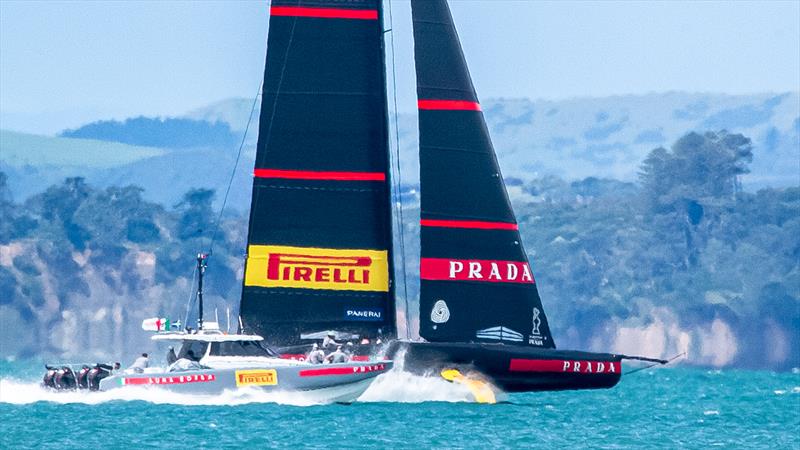 Luna Rossa Prada Pirelli - November 8 - Waitemata Harbour - Auckland - 36th America's Cup photo copyright Richard Gladwell / Sail-World.com taken at Royal New Zealand Yacht Squadron and featuring the AC75 class
