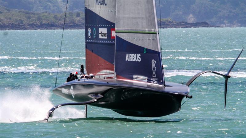 Patriot - American Magic - Waitemata Harbour - November - 36th America's Cup photo copyright Richard Gladwell / Sail-World.com taken at  and featuring the AC75 class