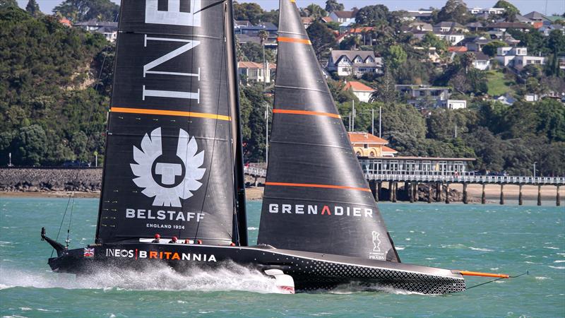 INEOS Team UK - Waitemata Harbour - November 17, 2020 - 36th America's Cup photo copyright Richard Gladwell / Sail-World.com taken at Royal Yacht Squadron and featuring the AC75 class