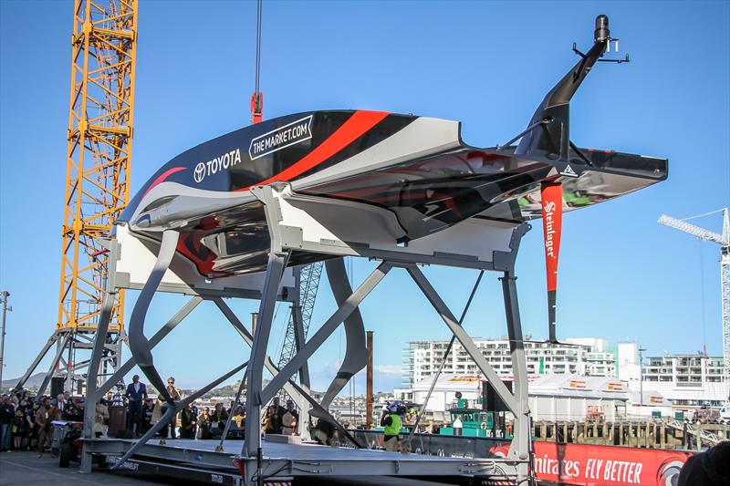 Emirates Team New Zealand launch Te Rehutai - November 18, 2020 photo copyright Richard Gladwell / Sail-World.com taken at Royal New Zealand Yacht Squadron and featuring the AC75 class