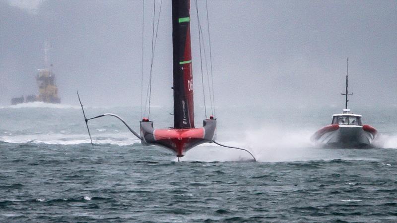 Te Rehutai, Emirates Team New Zealand - November 24, 2020 - Waitemata Harbour - America's Cup 36 photo copyright Richard Gladwell / Sail-World.com taken at Royal New Zealand Yacht Squadron and featuring the AC75 class