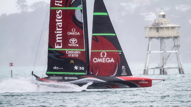 Te Rehutai, Emirates Team New Zealand - November 24, 2020 - Waitemata Harbour - America's Cup 36 photo copyright Richard Gladwell / Sail-World.com taken at Royal New Zealand Yacht Squadron and featuring the AC75 class