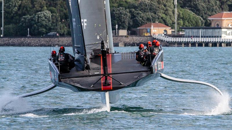 Bustle INEOS Team UK - November 2020 - Waitemata Harbour - Auckland - 36th America's Cup photo copyright Richard Gladwell / Sail-World.com taken at Royal New Zealand Yacht Squadron and featuring the AC75 class