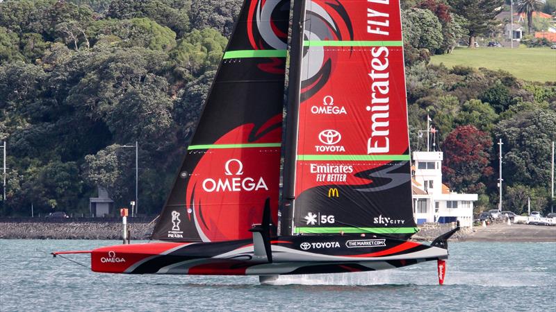 Te Rehutai - Emirates Team New Zealand - November 2020, - Waitemata Harbour - America's Cup 36 photo copyright Richard Gladwell / Sail-World.com taken at Royal New Zealand Yacht Squadron and featuring the AC75 class
