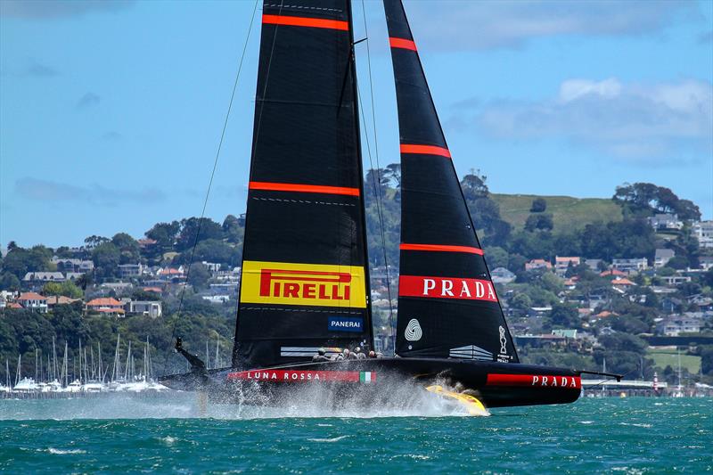 Luna Rossa Prada Pirelli - November 2020 - Waitemata Harbour - Auckland - 36th America's Cup photo copyright Richard Gladwell / Sail-World.com taken at Circolo della Vela Sicilia and featuring the AC75 class