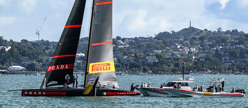 Luna Rossa  - Waitemata Harbour - January 8, 2021 - 36th America's Cup photo copyright Richard Gladwell / Sail-World.com taken at Circolo della Vela Sicilia and featuring the AC75 class