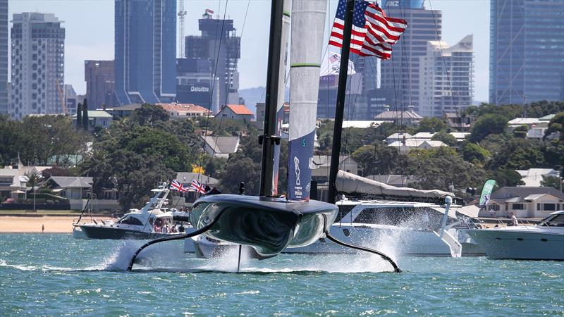 American Magic - Waitemata Harbour - January 15, 2021 - Prada Cup photo copyright Richard Gladwell - Sail-World.com / nz taken at Royal New Zealand Yacht Squadron and featuring the AC75 class