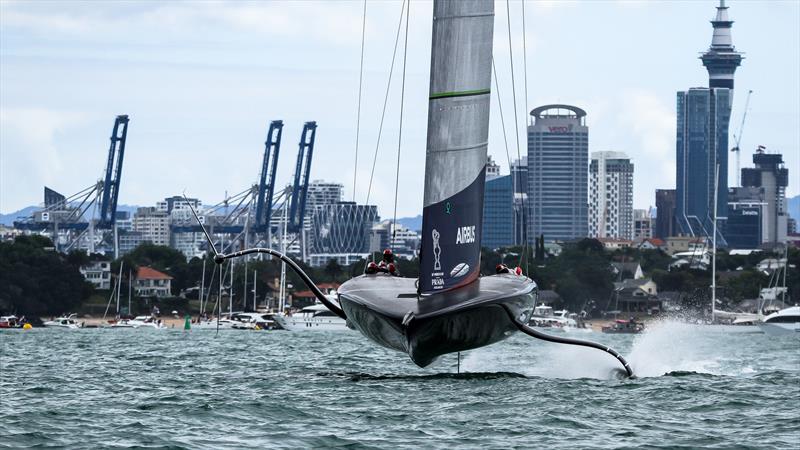 American Magic - Waitemata Harbour - Day 2 - Prada Cup - January 16, 2020 - 36th America's Cup photo copyright Richard Gladwell / Sail-World.com taken at Circolo della Vela Sicilia and featuring the AC75 class