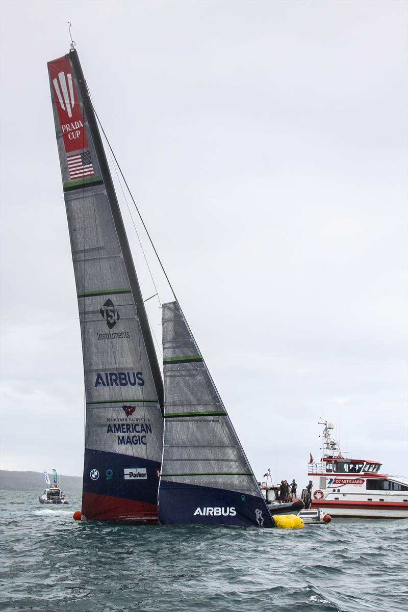 American Magic - Patriot - Hauraki Gulf - January 17, 2021 - Prada Cup - 36th America's Cup photo copyright Richard Gladwell / Sail-World.com taken at New York Yacht Club and featuring the AC75 class