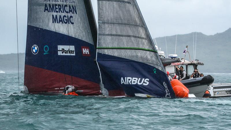 American Magic - Patriot - Hauraki Gulf - January 17, 2021 - Prada Cup - 36th America's Cup photo copyright Richard Gladwell / Sail-World.com taken at New York Yacht Club and featuring the AC75 class