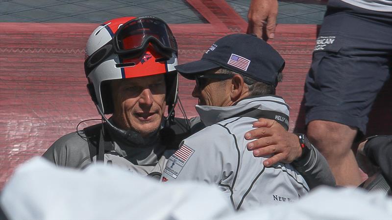 Dean Barker, post race -  American Magic - Patriot - Waitemata Harbour - January 30, 2021 - 36th America's Cup photo copyright Richard Gladwell / Sail-World.com taken at Royal New Zealand Yacht Squadron and featuring the AC75 class